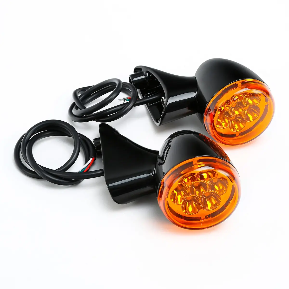 thumbnail image 2 of TCMT Black Front Turn Signal Support Brackets For Harley Touring Road Glide FLTR 2015-2022 2 of 6
