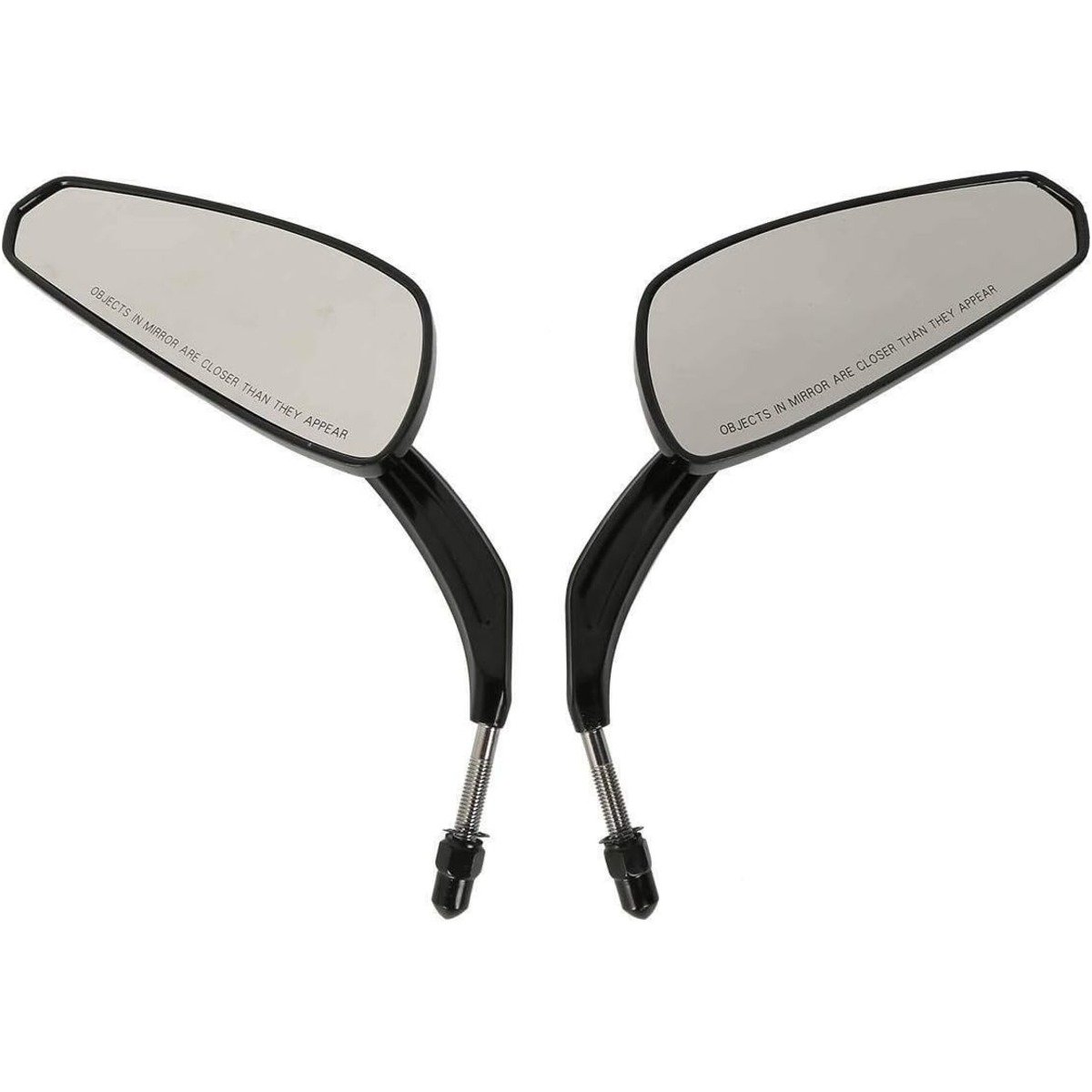 UNIVERSAL 8MM THREADED REAR VIEW MIRRORS FIT FOR HARLEY TOURING ROAD ELECTRA GLIDE SOFTAIL DYNA